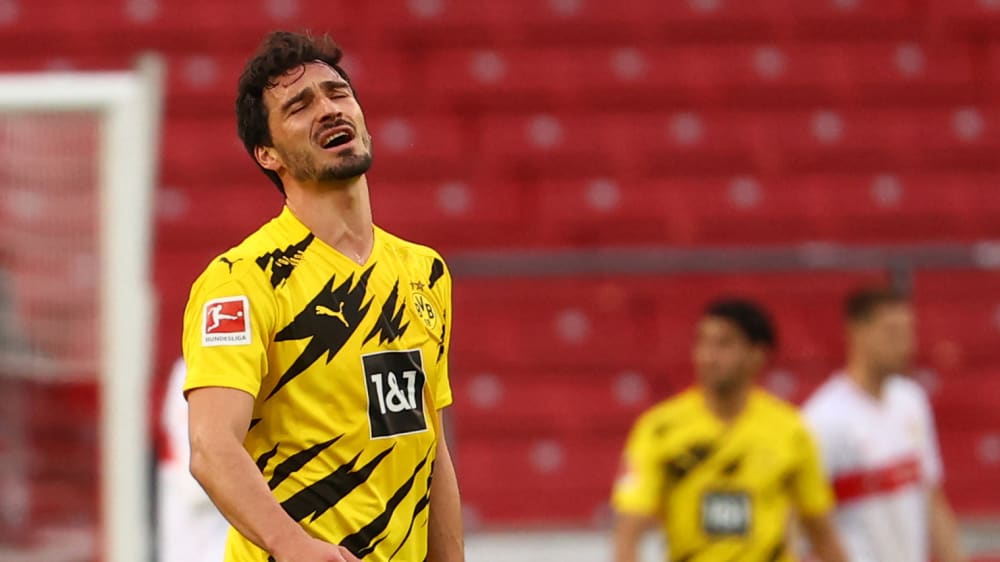 Er musste gegen den VfB zur Pause runter: BVB-Abwehrchef Mats Hummels.