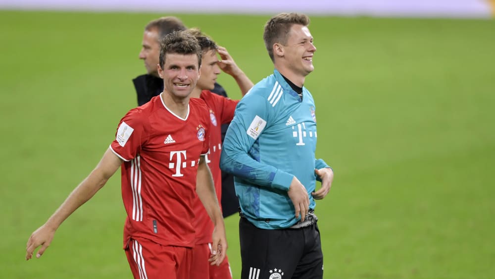 Zwei, die wohl spielen werden: Thomas Müller und Alexander Nübel (r.).