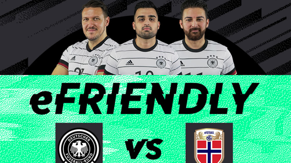 Im ersten eFriendly zur eEURO-Vorbereitung trat die deutsche PES-Nationalmannschaft gegen Norwegen an.