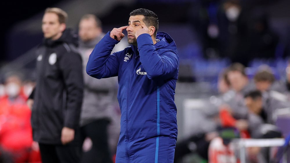 Alles Kopfsache? Dimitrios Grammozis spielte mit Schalke bei seinem Debüt remis.