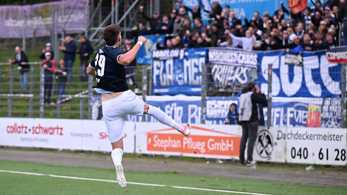 Später Doppelschlag gegen HSV II: Oldenburg bleibt oben dran - kicker
