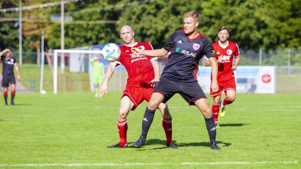 Verlässt den Greifswalder FC nach kurzer Zeit wieder: Julian Hahnel (re.).