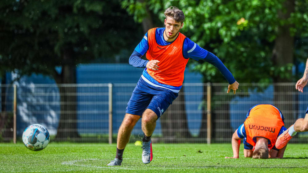 KSC-Eigengewächs Marlon Dinger ist nun Profi.