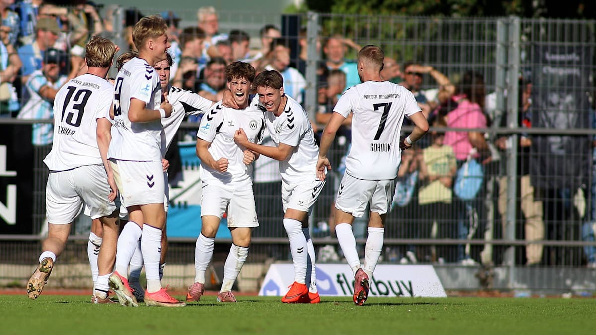 Wacker Burghausen schlägt 1860 München mit 2:1 - kicker