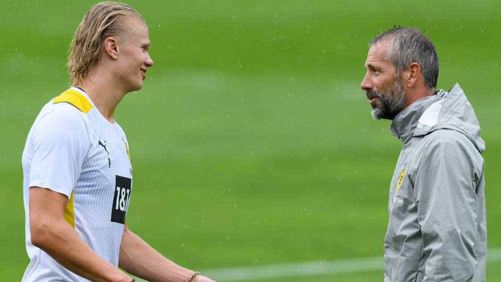 Erling Haaland und Marco Rose