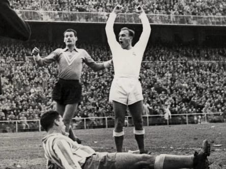 Alfredo di Stefano (jubelnd)