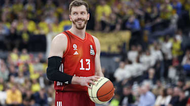 Andreas Obst (FC Bayern Basketball, 13) lacht, GER, FC Bayern Basketball vs. BMA365 Bamberg Baskets, Basketball, BBL Pokal, BMW TOP FOUR, Halbfinale, Saison 2025 2026, 21.02.2026, GER, FC Bayern Basketball vs. BMA365 Bamberg Baskets, Basketball, BBL Pokal, BMW TOP FOUR, Halbfinale, Saison 2025 2026, 21.02.2026 Muenchen *** Andreas Obst FC Bayern Basketball, 13 laughs, GER, FC Bayern Basketball vs BMA365 Bamberg Baskets, Basketball, BBL Cup, BMW TOP FOUR, Semifinal, Season 2025 2026, 21 02 2026, GER, FC Bayern Basketball vs BMA365 Bamberg Baskets, Basketball, BBL Cup, BMW TOP FOUR, Semifinal, Season 2025 2026, 21 02 2026 Muenchen Copyright: xEibner-Pressefoto JennixMaulx EP_JML