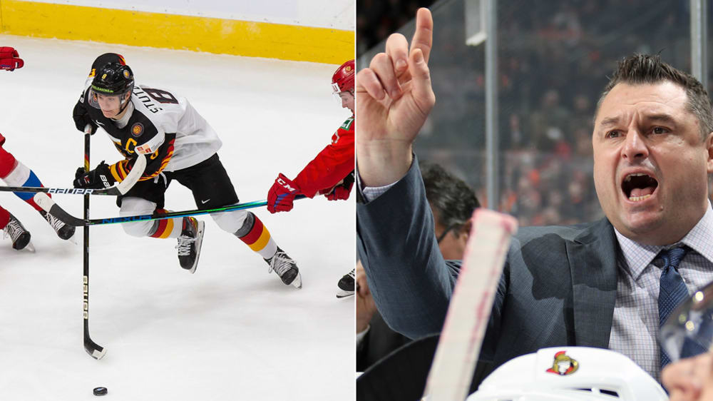 Hält große Stücke auf Tim Stützle: Senators-Coach D.J. Smith.