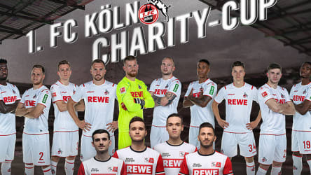 Zehn Profis des 1. FC Köln treten ab Mittwoch beim FC-Charity-Cup an und erspielen Spenden.