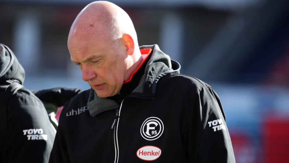 Nächste Saison noch Fortuna-Trainer? Uwe Rösler.