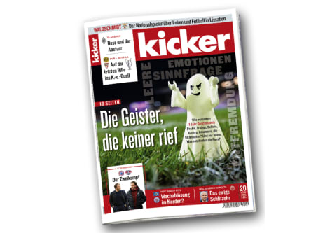 Ein Jahr Geisterspiele - die große kicker-Titelgeschichte in der Montagsausgabe