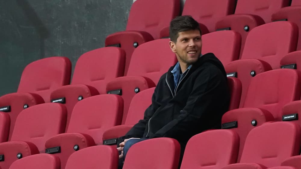 Ajax-Abschied auf der Tribüne: Klaas Jan Huntelaar am Sonntag beim Topspiel gegen Feyenoord.