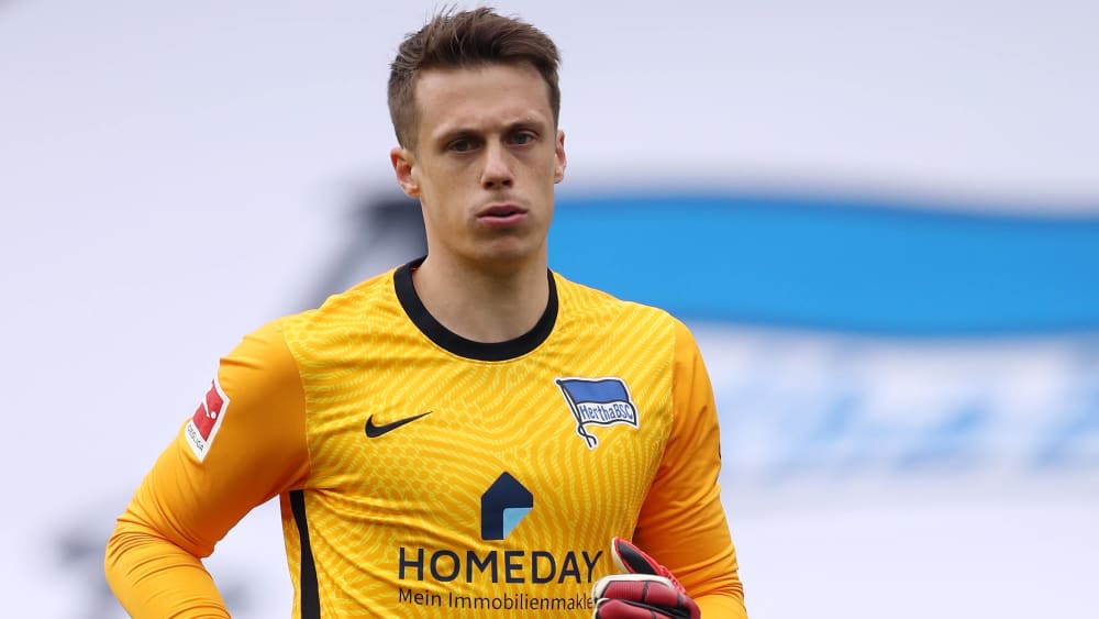 Hütet weiterhin das Hertha-Tor: Alexander Schwolow.