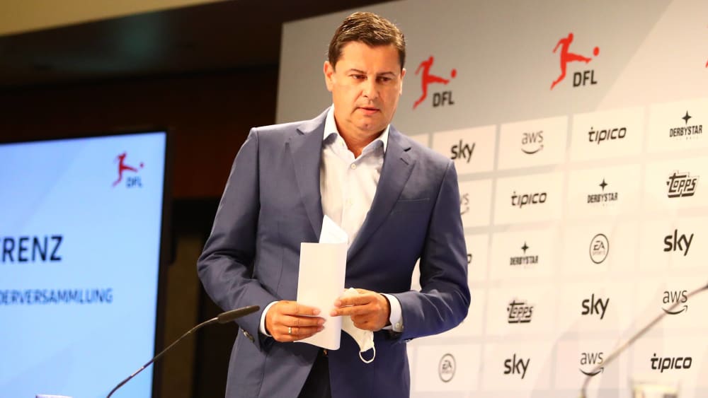 "Unsere größten Konkurrenten der Zukunft sind die Premier League und Netflix": DFL-Boss Christian Seifert.