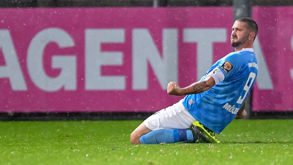 Torschütze und "emotionaler Leader" bei 1860 München: Kapitän Sascha Mölders.