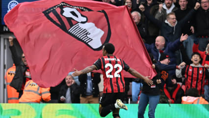 Jubel beim AFC Bournemouth. Nicht nur bei Eli Junior Kroupis Tor.
