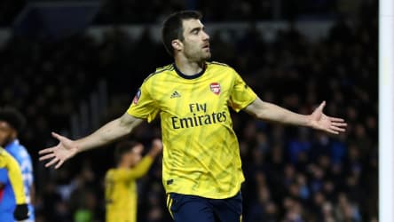 Sokratis traf zum 1:0 und brachte Arsenal auf Kurs.