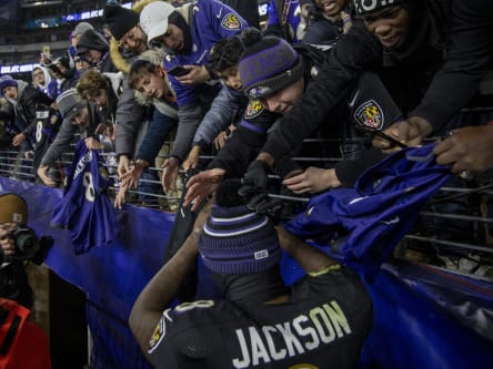 Lamar Jackson ist Quarterback bei den Baltimore Ravens.