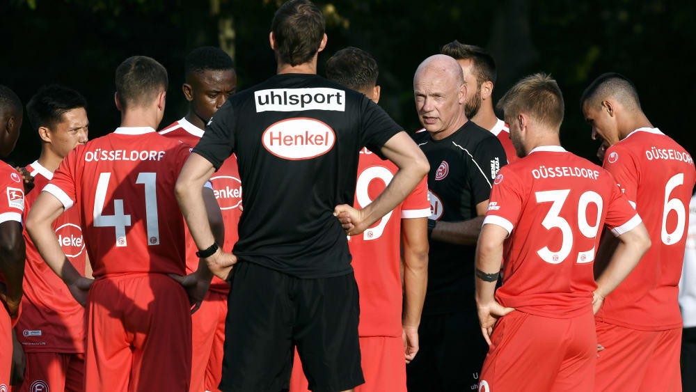 Kann aufatmen: Fortuna-Trainer Uwe Rösler.