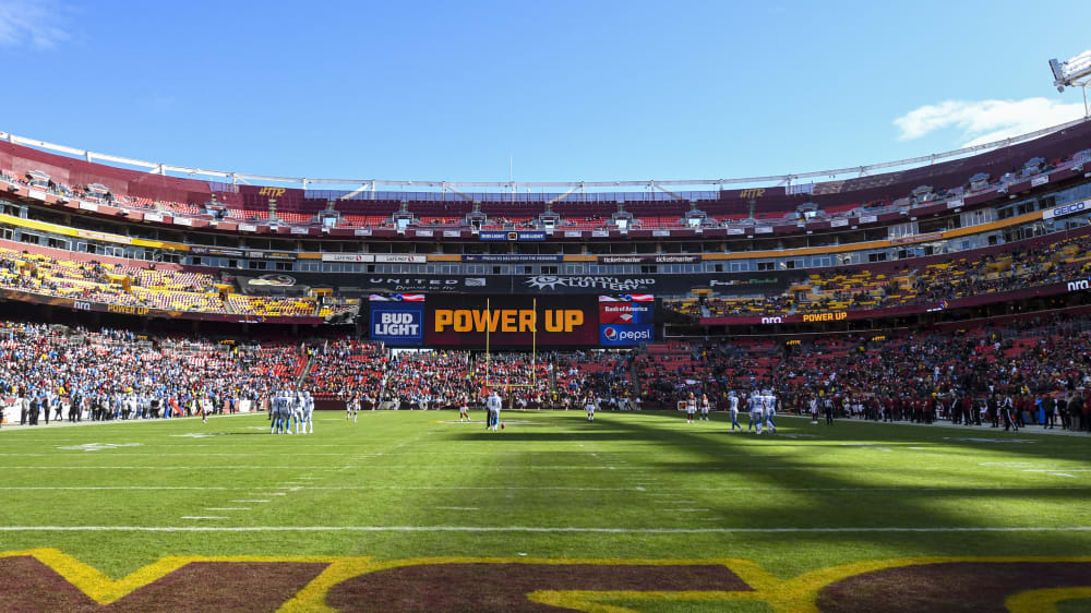 Sollte die neue NFL-Saison trotz Corona regulär starten, wird hier im FedExField das "Washington Football Team" auflaufen.
