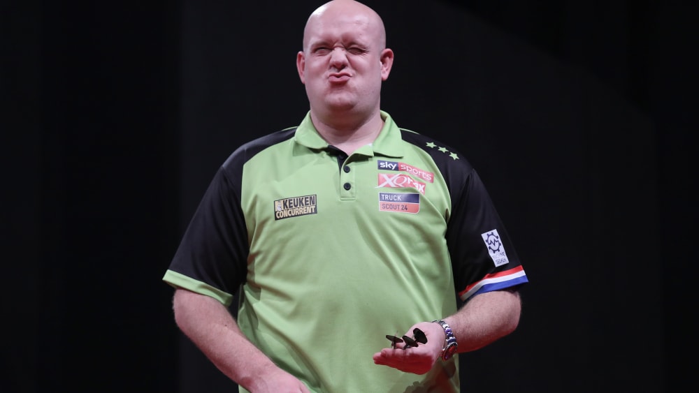 Das geht besser: Michael van Gerwen hat zuletzt nicht sehr überzeugen können - doch bis zur WM ist noch etwas Zeit.