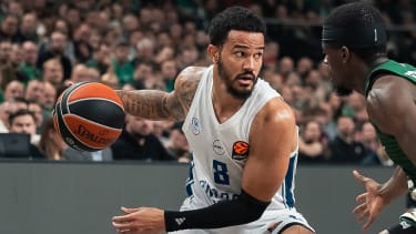 KAUNAS, LITHUANIA - DECEMBER 17: Nick Weiler-Babb, #8 of Anadolu Efes Istanbul in action during the EuroLeague Regular Season Round 16 match between Zalgiris Kaunas and Anadolu Efes Istanbul at Zalgirio Arena on December 17, 2025 in Kaunas, Lithuania. (Photo by Eitvydas Kinaitis/Euroleague Basketball via Getty Images)