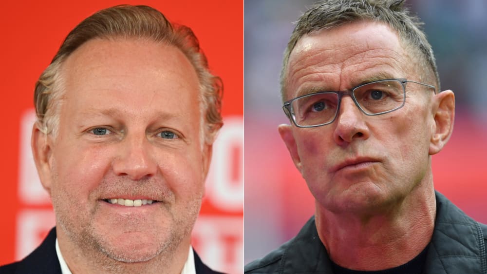 Die Gepsräche mit Ralf Rangnick (re.) sorgen im Nachgang für Irritationen bei Eintrachts Aufsichtsratschef Philip Holzer.