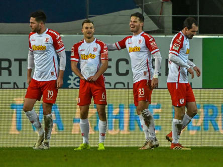 Andreas Albers, Benedikt Saller, Jan Elvedi und Sebastian Nachreiner (v.li.).