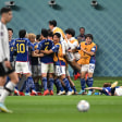 Ein Bild sagt mehr als tausend Worte: Japan jubelt, Kai Havertz (vorne) ist bedient.
