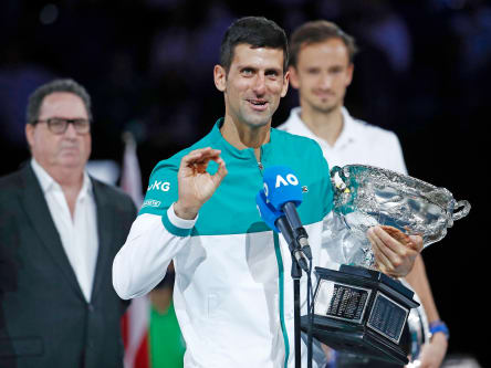 Novak Djokovic durfte in Melbourne schon wieder jubeln