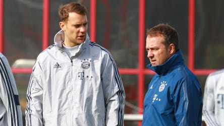 Manuel Neuer und Hansi Flick