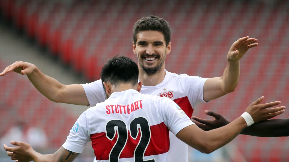 Stuttgarts Innenverteidiger Marcin Kaminski freut sich auf die Bundesliga mit dem VfB.