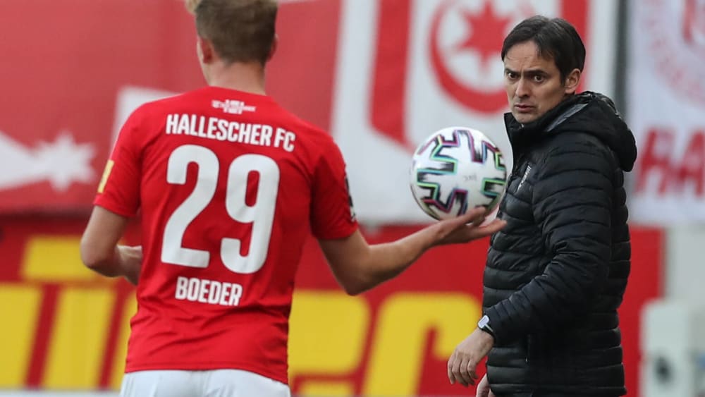 Florian Schnorrenberg war mit dem Punkt gegen den SC Verl insgesamt zufrieden.