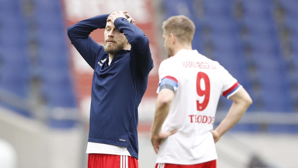 Frust statt Freude: Aaron Hunt und der HSV verpassten trotz Dreierpacks des 34-Jährigen den Sieg in Hannover.