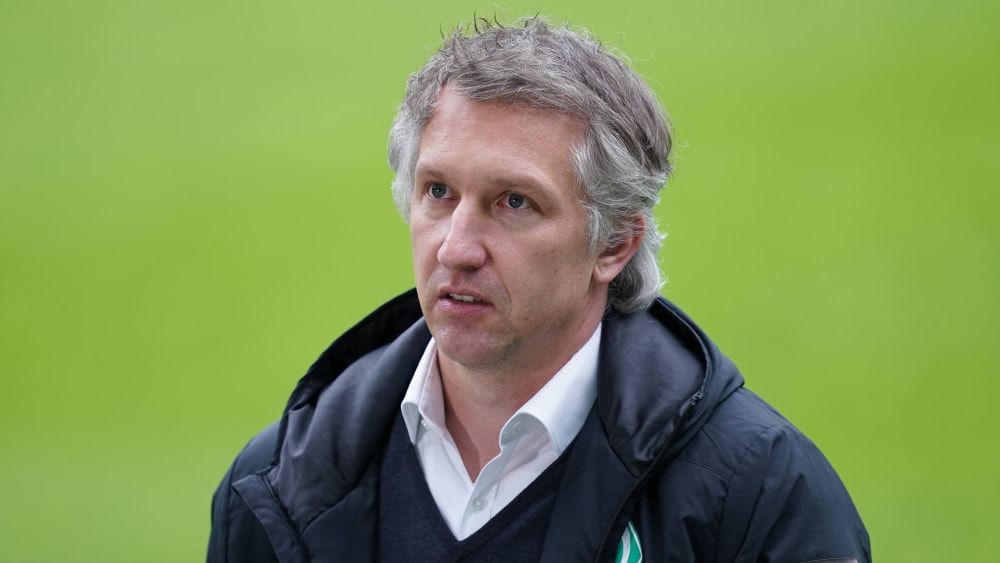 Er hat aktuell alle Hände voll zu tun: Bremens Sportchef Frank Baumann.