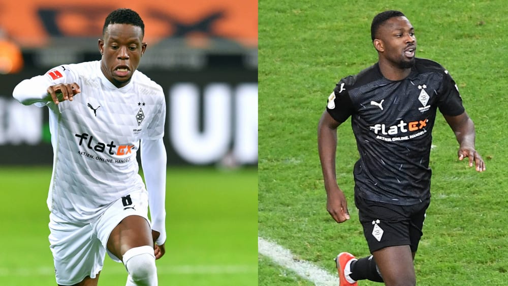 Gladbachs Denis Zakaria und Marcus Thuram haben ihr Knieprobleme auskuriert.