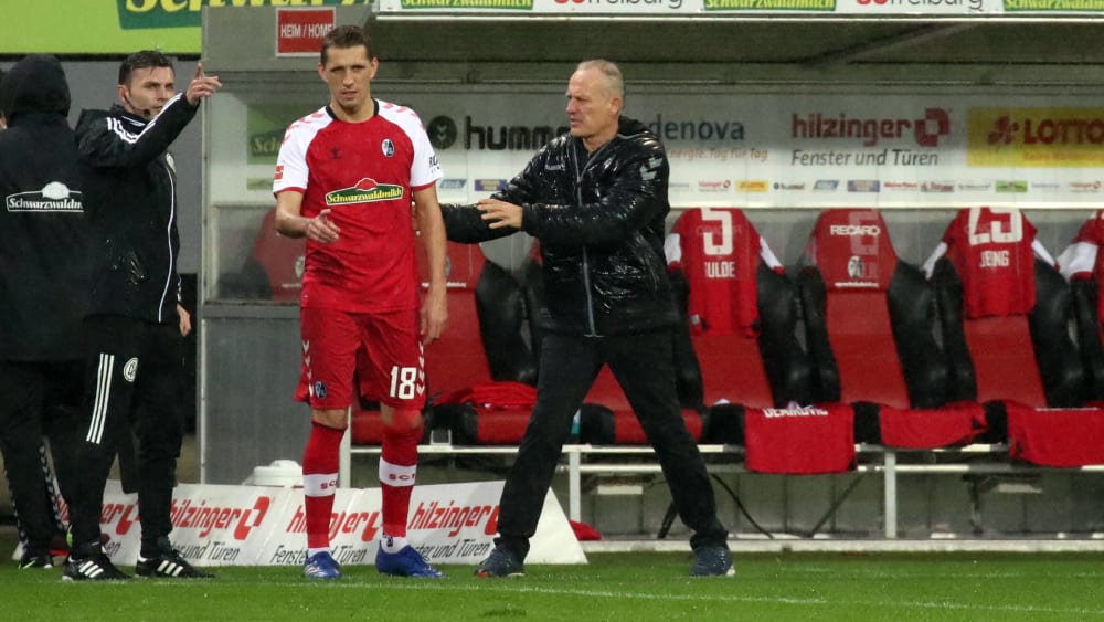 Nicht nur als Joker wertvoll: Nils Petersen und Trainer Christian Streich.