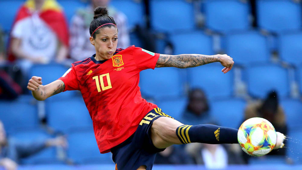 Zwei Tore, beide Male aus elf Metern: Spaniens Matchwinnerin Jenni Hermoso.