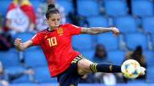 Zwei Tore, beide Male aus elf Metern: Spaniens Matchwinnerin Jenni Hermoso.