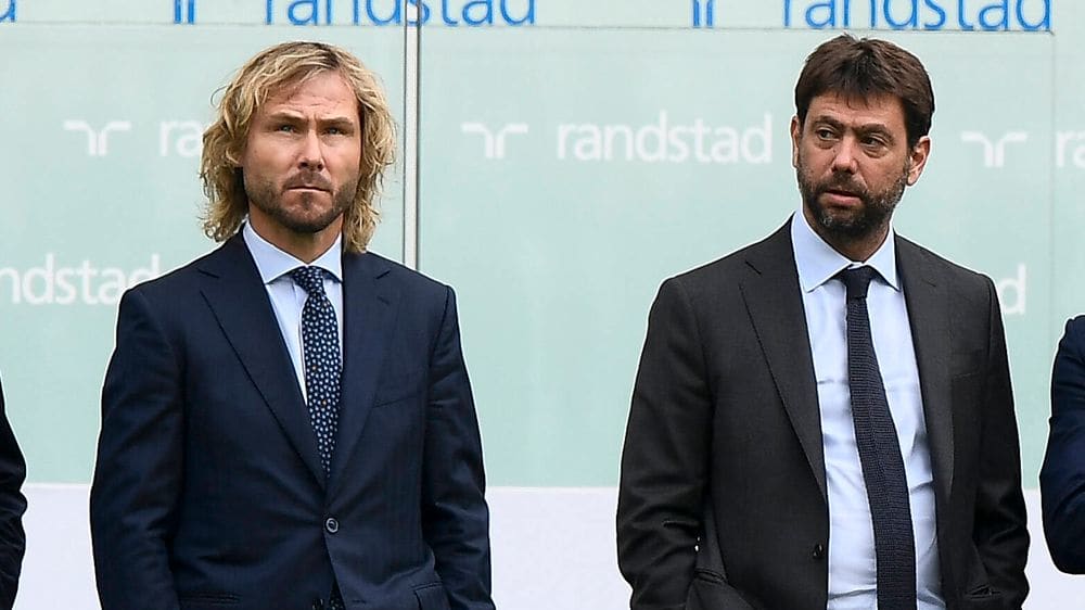 Im Fokus von Ermittlungen: Pavel Nedved und Andrea Agnelli (re.).