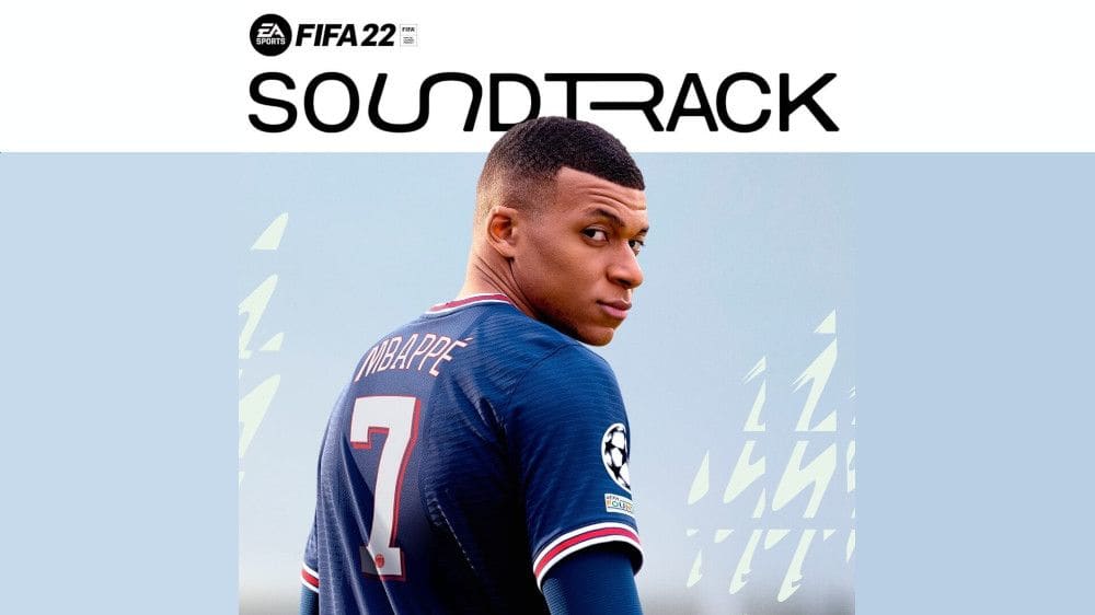 Coverboy Mbappé posiert auch auf dem FIFA 22-Soundtrack