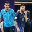 WM-Favorit oder nicht? Lionel Scaloni und Namensvetter Messi (re.).