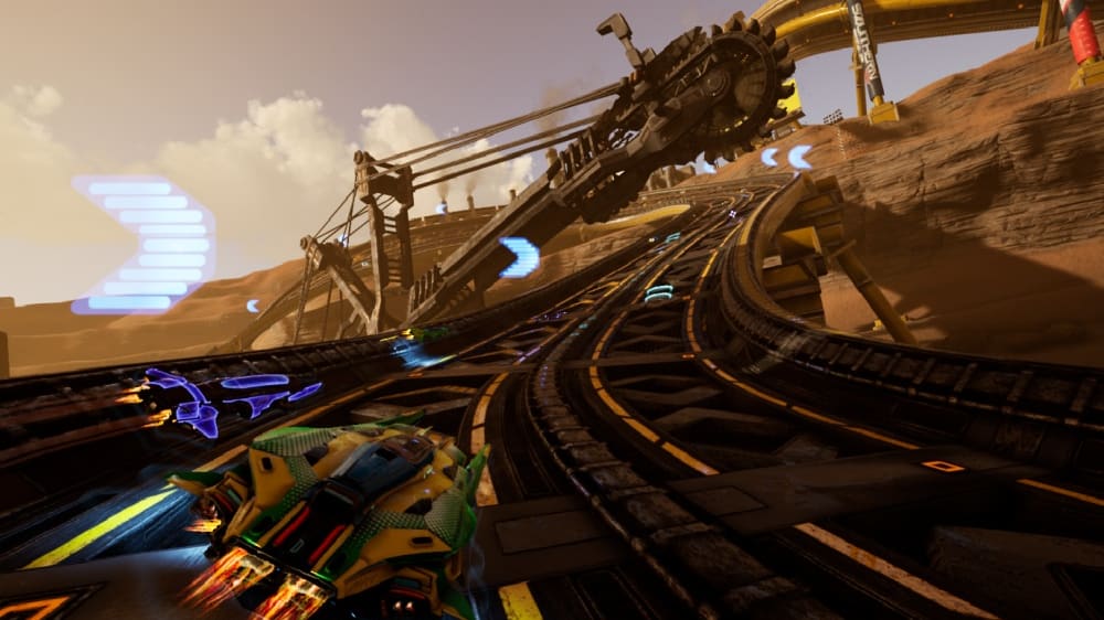 Das neue Arcade-Rennspiel Pacer kann im Test überzeugen.