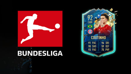 Philippe Coutinho ist einer von sechs Bayern-Profis im TOTSSF der Bundesliga.