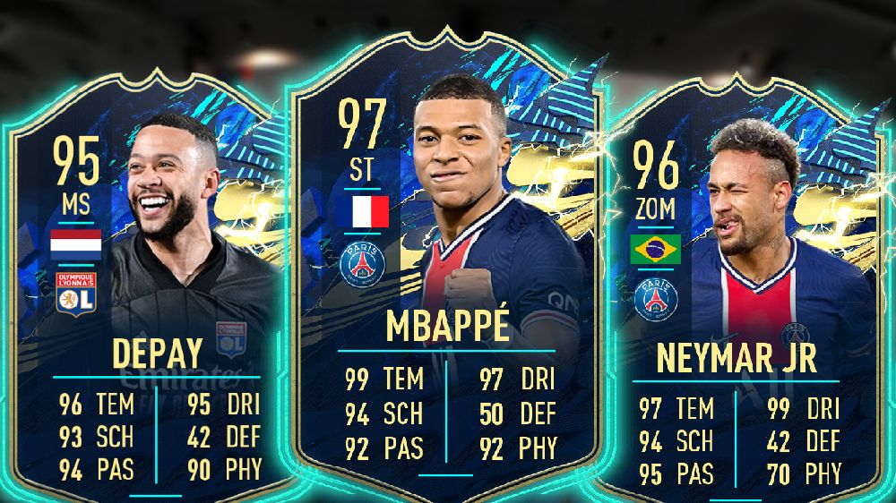Fifa 21 Ultimate Team Ligue 1 Tots Mit Mbappe Und Neymar Esport Efootball Pes Startseite Bildergalerie Kicker