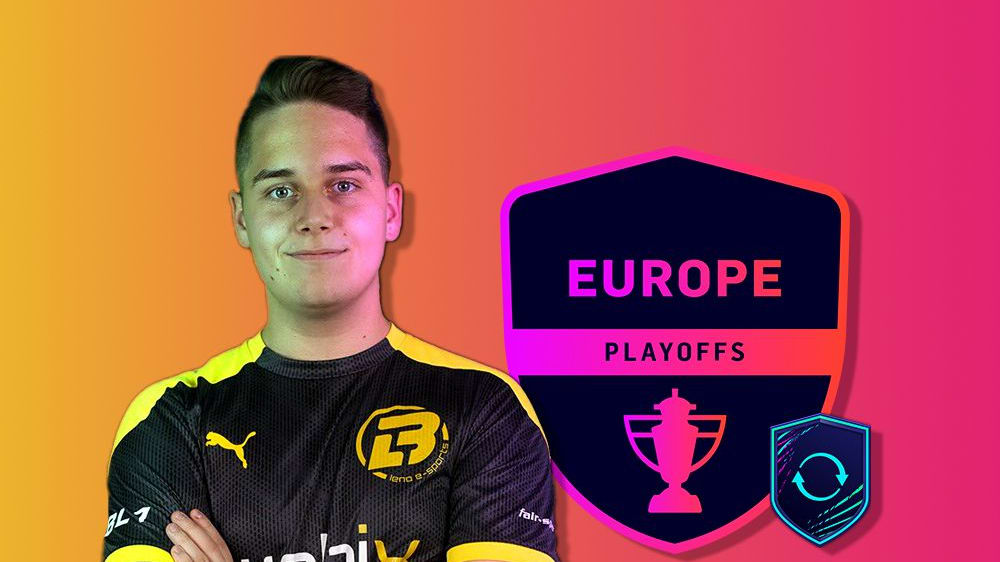 Denis 'Denis' Müller ist bester deutscher PlayStation-Spieler bei den europäischen Play-offs. – © Leno e-sports/EA SPORTS