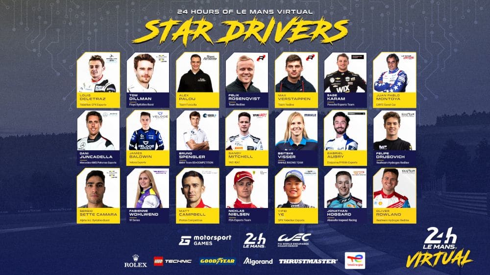 Le Mans Virtual 2022 Stars