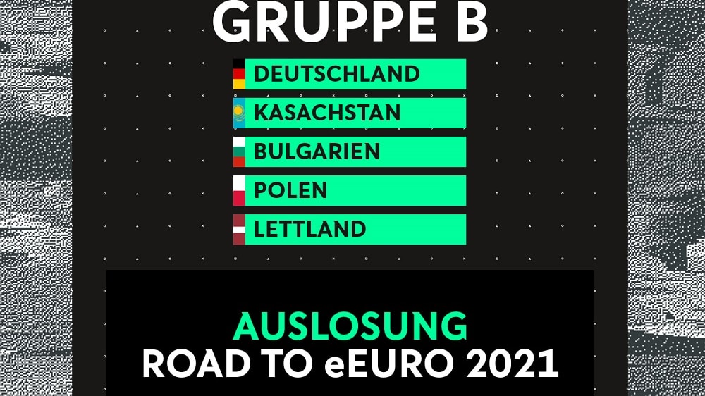 Der DFB muss sich in der eEURO-Quali gegen Kasachstan, Bulgarien, Polen und Lettland behaupten.