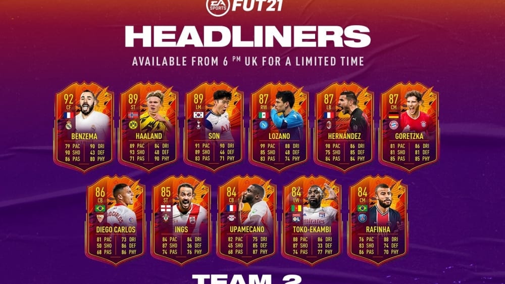 FIFA 21 Ultimate Team: Headliners Team 2 mit Goretzka ...