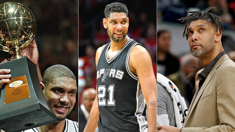 Tim Duncan hat in seiner Karriere fünf Meisterschaften mit den San Antonio Spurs geholt.